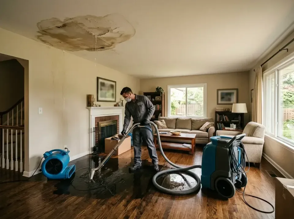 attic-pipe-burst-ceiling-drip-008 — frequently asked questions, Water Damage Restoration & Carpet Care in Fayetteville, NC